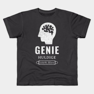 Genie, huldige, 100% Hirn Kids T-Shirt